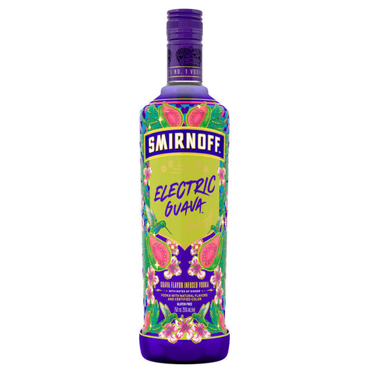 Smirnoff Electric Guava Flavored Vodka 50 - 750ML - Front