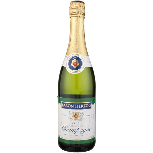 Baron Herzog Brut Champagne American - 750ML - Front