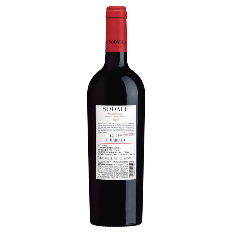 Famiglia Cotarella Merlot Sodale Lazio 2020 - 750ML