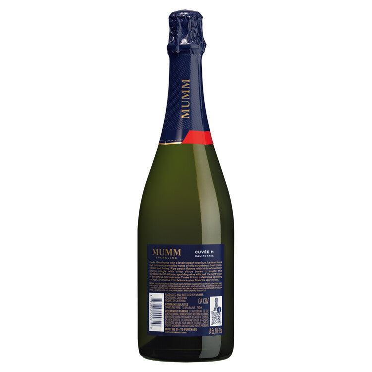 Mumm Sparkling Cuvee M California - 750ML - Back