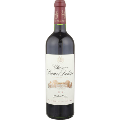 Chateau Prieure Lichine Margaux 2010 Wood Box - 750ML - Front