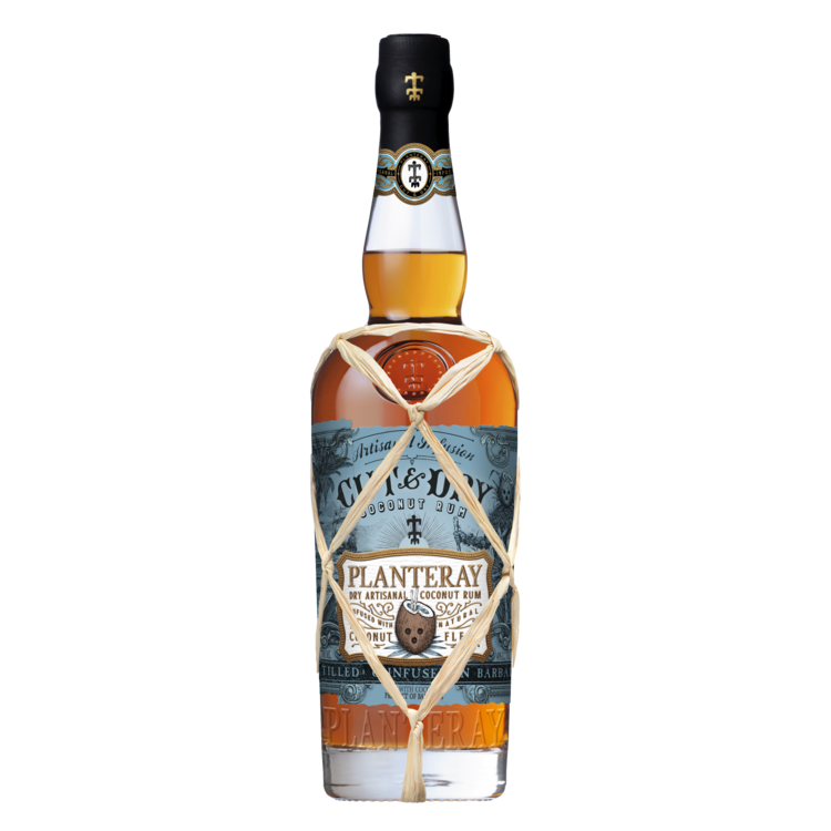 Planteray Coconut Flavored Rum Cut & Dry 80 - 700ML - Front