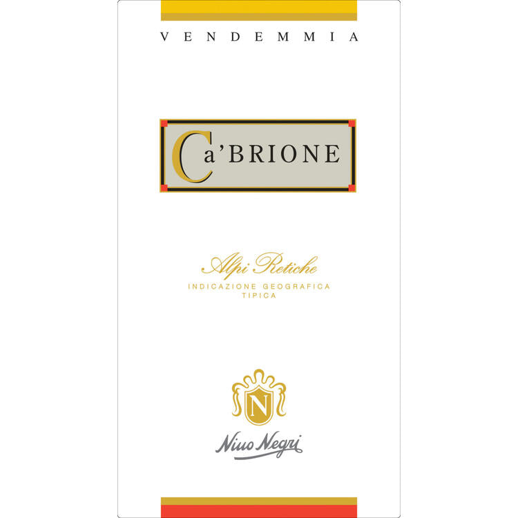 Nino Negri Bianco Ca' Brione Alpi Retiche 2022 - 750ML - Front Label