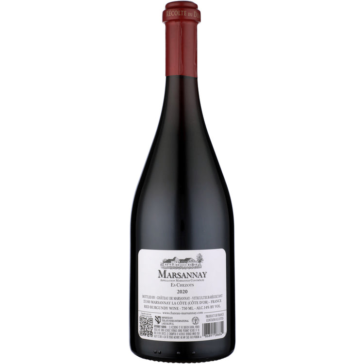 Chateau De Marsannay Marsannay Les Echezots 2020 - 750ML - Back