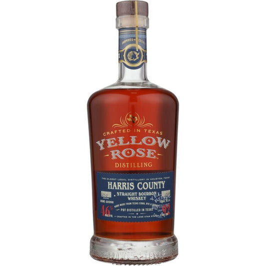 Yellow Rose Distilling Straight Bourbon Whiskey Harris County Pot Dist - 750ML