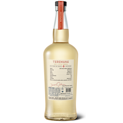 Teremana Tequila Reposado Small Batch 80 - 1.0L - Back