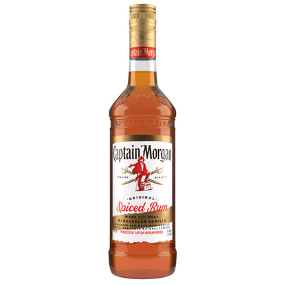 Captain Morgan Spiced Rum Original Real Madagascar Vanilla 70 - 1.0L - Front
