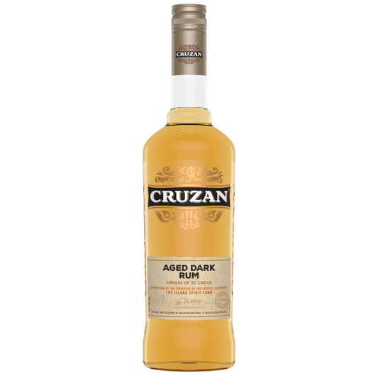 Cruzan Dark Rum Aged 2 Yr 80 - 750ML - Front
