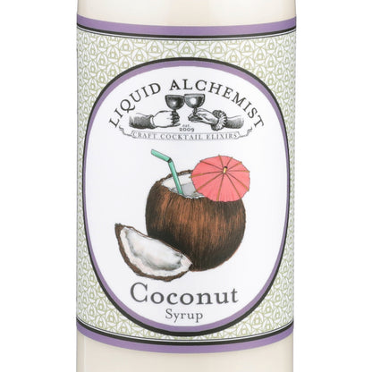 Liquid Alchemist Coconut Syrup - 375ML - Front Label