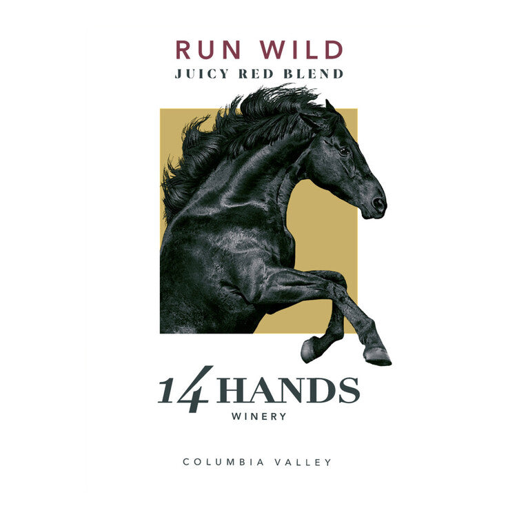 14 Hands Juicy Red Blend Run Wild Columbia Valley - 750ML - Front Label