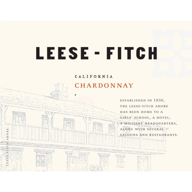Leese Fitch Chardonnay California - 750ML - Front Label