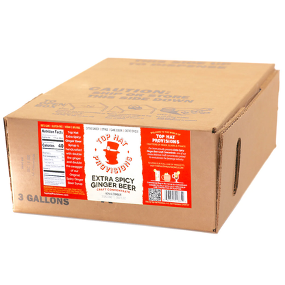 Top Hat Ginger Beer Craft Concentrate - 3.0G - Front