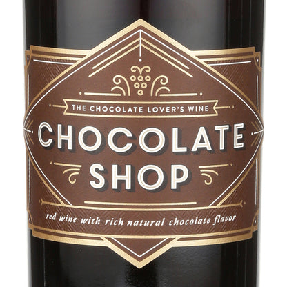 Chocolate Shop Chocolate Red Wine - 750ML - Front Label