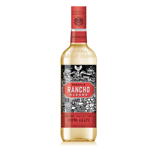 Rancho Alegre Tequila Reposado 80 - 750ML - Front