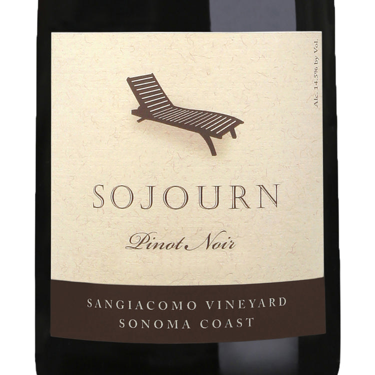 Sojourn Cellars Pinot Noir Sangiacomo Vineyard Sonoma Coast 2021 - 750ML