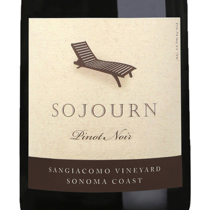 Sojourn Cellars Pinot Noir Sangiacomo Vineyard Sonoma Coast 2021 - 750ML