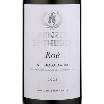 Renzo Seghesio Nebbiolo D'Alba Roe 2022 - 750ML - Front Label