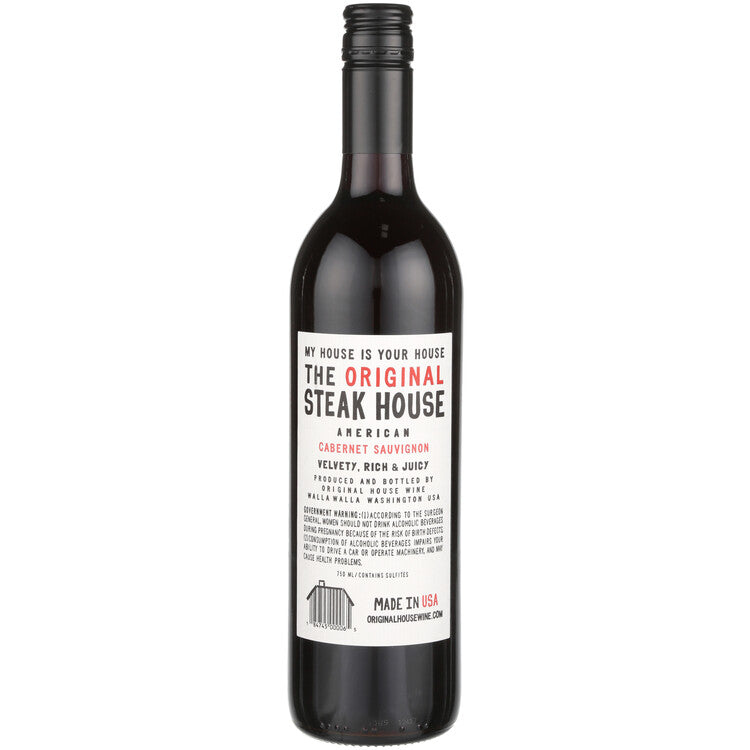 House Wine Cabernet Sauvignon Washington - 750ML - Back