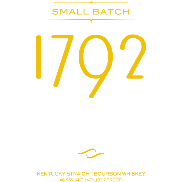 1792 Straight Bourbon Small Batch 93.7 - 1.75L - Front Label
