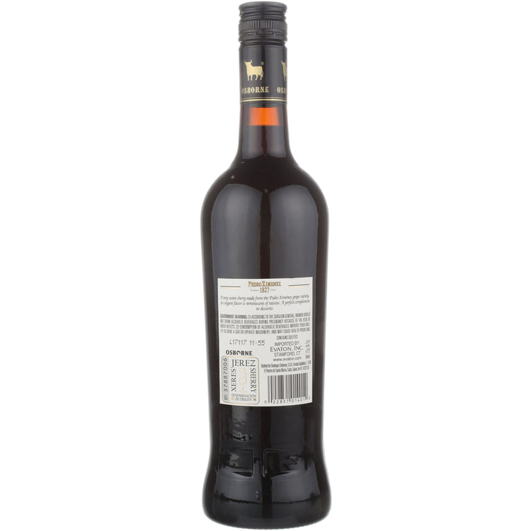 Osborne Sherry Px - 750ML - Back
