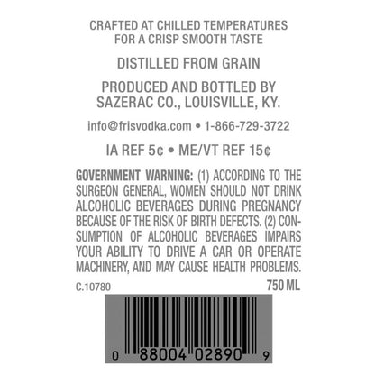 Fris Vodka 80 - 750ML