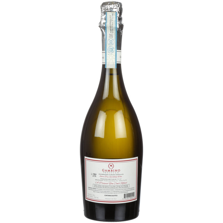 Gambino Prosecco Extra Dry - 750ML - Back
