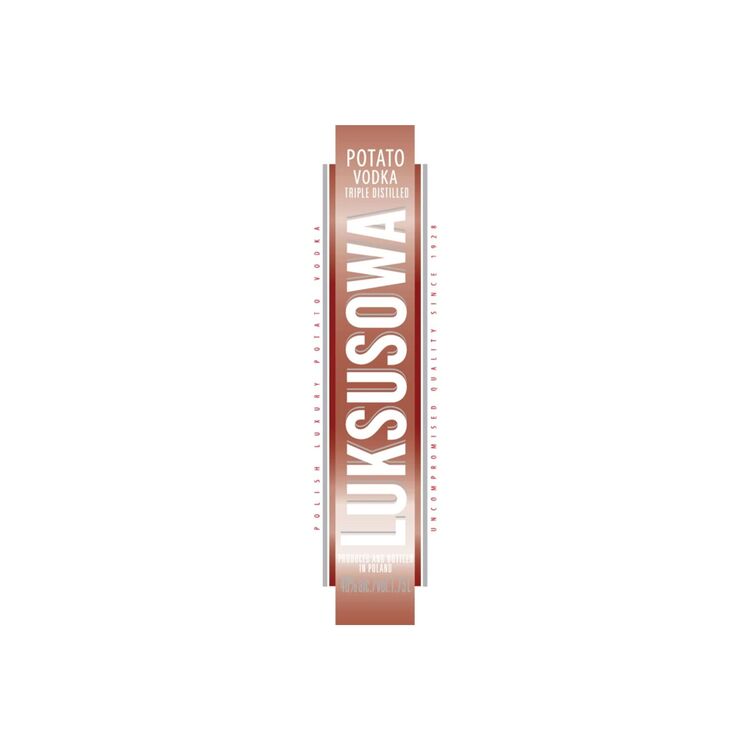 Luksusowa Vodka 80 - 1.75L - Front Label