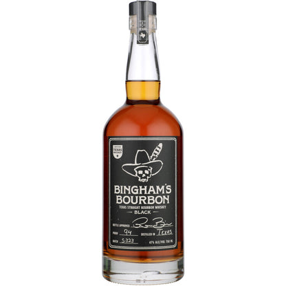 Binghams Bourbon Straight Bourbon Black 5 Yr 90 - 750ML - Front