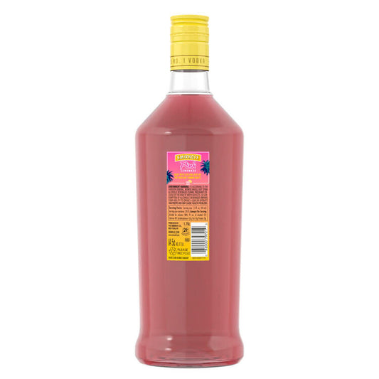 Smirnoff Pink Lemonade Flavored Vodka 60 - 1.75L - Back