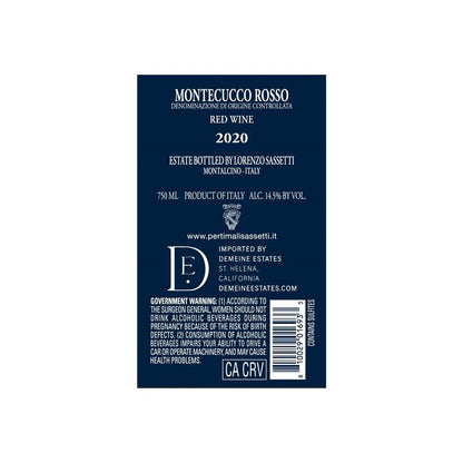 Sassetti Livio-Pertimali Montecucco Rosso La Querciolina 2020 - 750ML