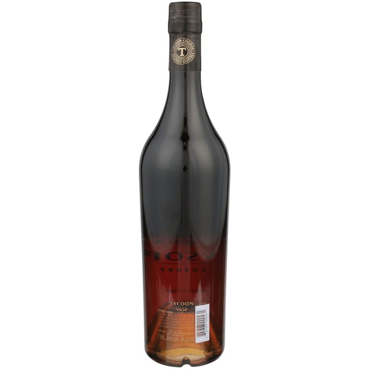 Tycoon Cognac Vsop 80 - 750ML - Back
