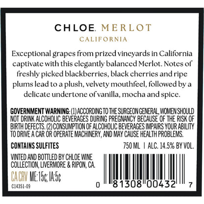 Chloe Merlot San Lucas - 750ML
