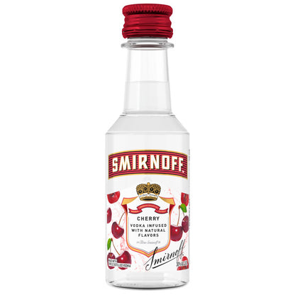 Smirnoff Vodka Cherry Flavored 60 - 50ML - Front