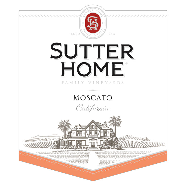 Sutter Home Moscato California - 750ML - Front Label