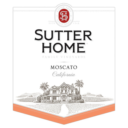 Sutter Home Moscato California - 750ML - Front Label