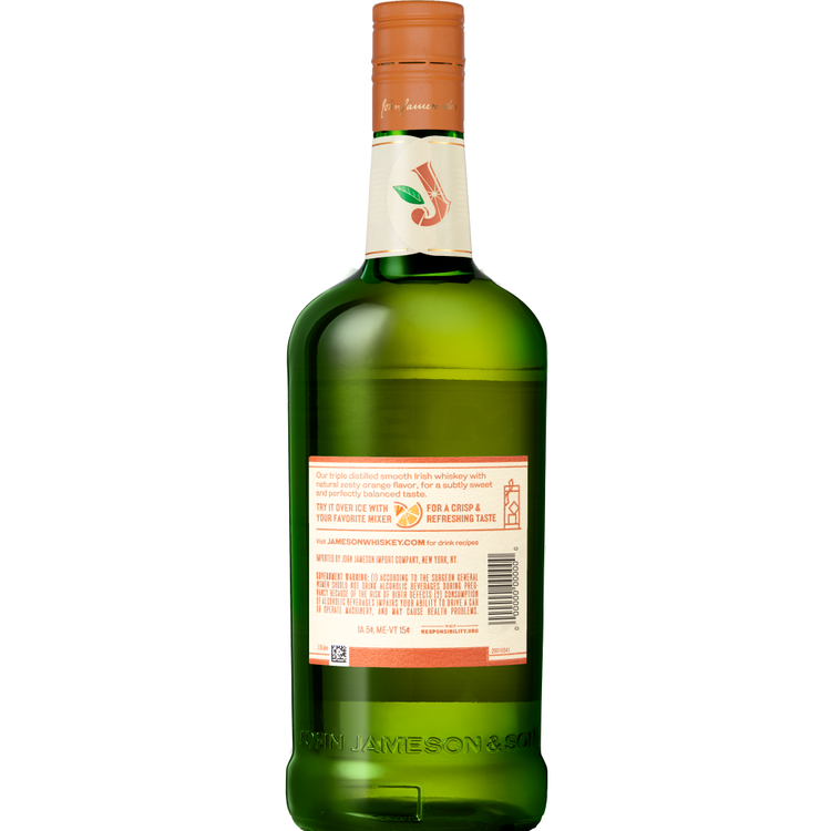 Jameson Orange Flavored Whiskey 60 - 1.75L - Back