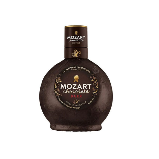 Mozart Dark Chocolate Liqueur 34 - 375ML - Front