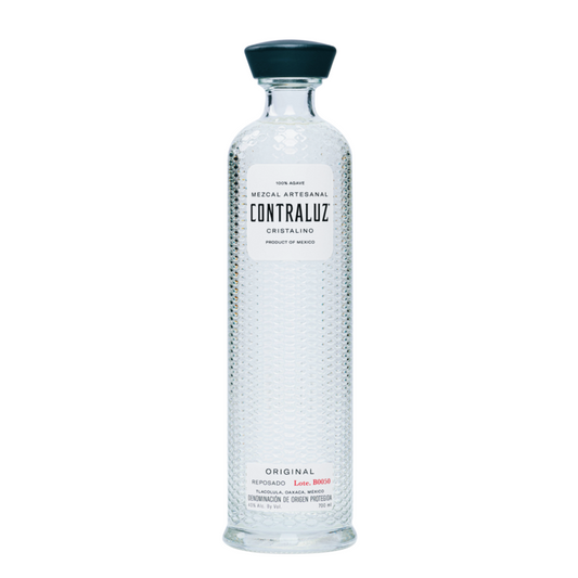 Contraluz Mezcal Artesanal Reposado Cristalino 80 - 700ML - Front
