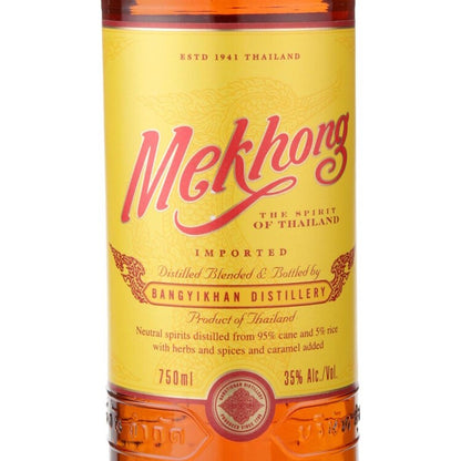 Mekhong Spirit Of Thailand Liqueur 70 - 750ML - Front Label
