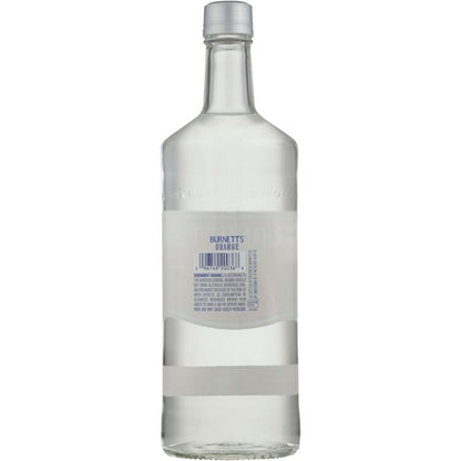 Burnett's Orange Flavored Vodka 60 - 750ML - Back