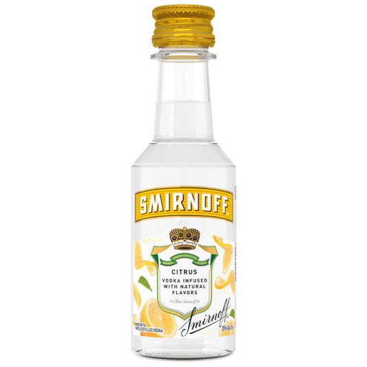 Smirnoff Vodka Citrus Flavored 60 - 50ML - Front