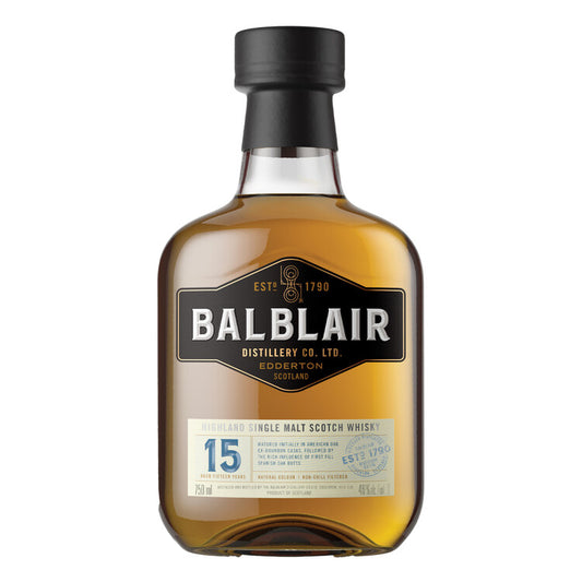 Balblair Single Malt Scotch 15 Yr 92 - 750ML