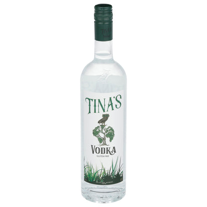 Tina's Vodka 80 - 750ML - Front
