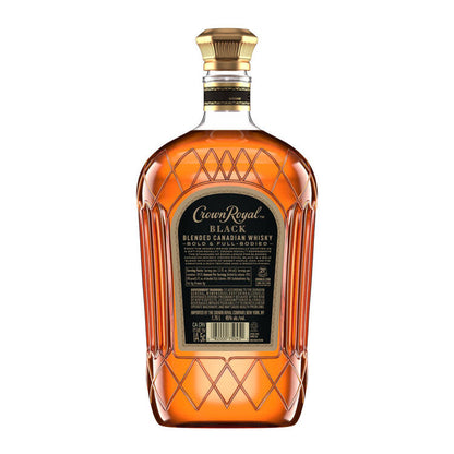 Crown Royal Canadian Whisky Black 90 - 1.75L - Back