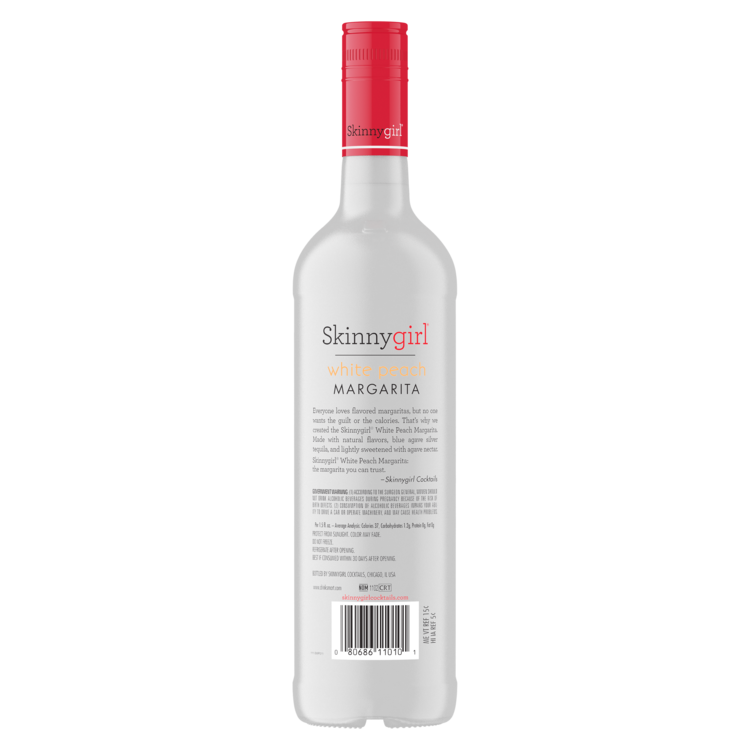 Skinnygirl White Peach Margarita 25.4 - 750ML - Back