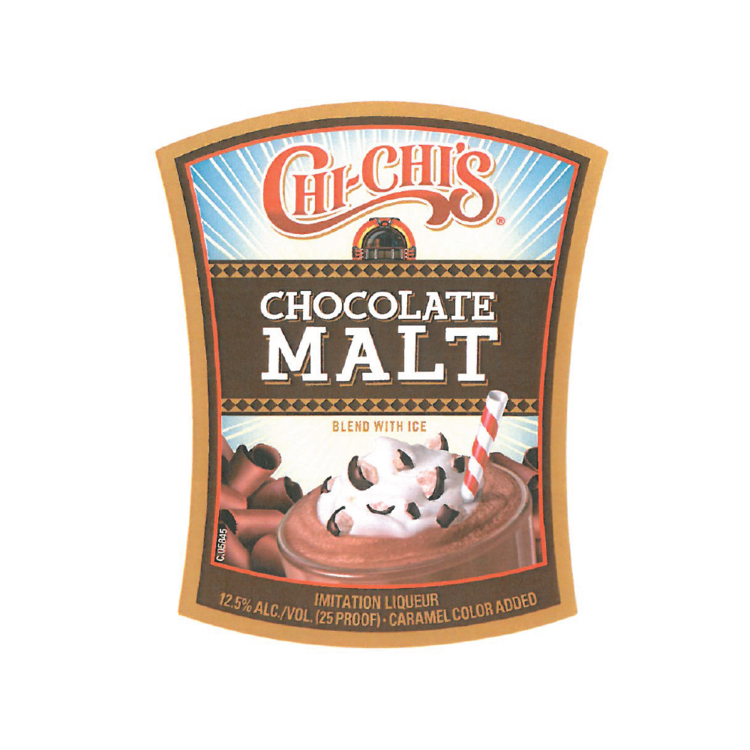 Chi Chi's Chocolate Malt Cocktail 25 - 1.75L - Front Label