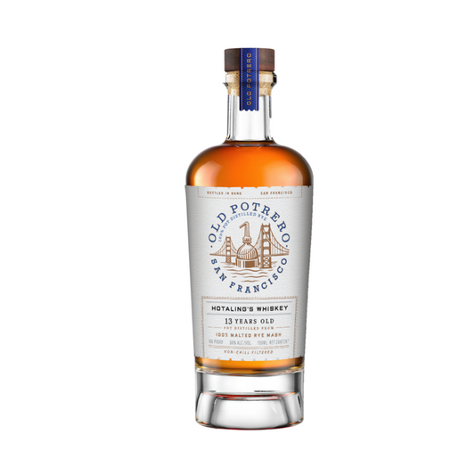 Old Potrero Rye Malt Whiskey Hotaling's Whiskey 13 Yr 100 - 700ML - Front