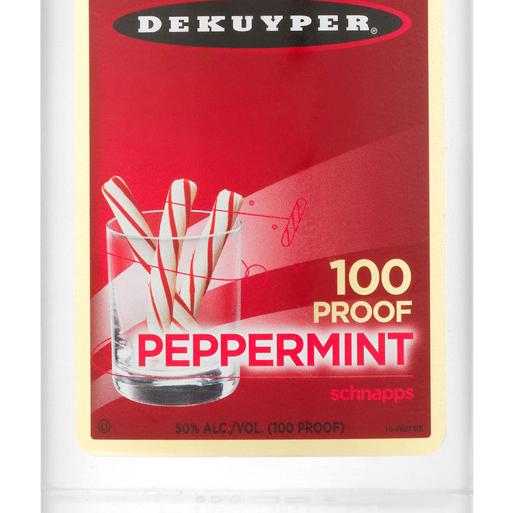 Dekuyper Peppermint Schnapps 100 - 375ML - Front Label