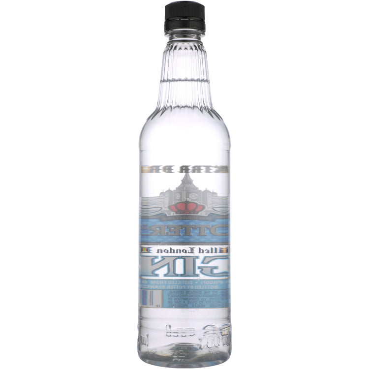 Potter's London Dry Gin 80 - 750ML - Back