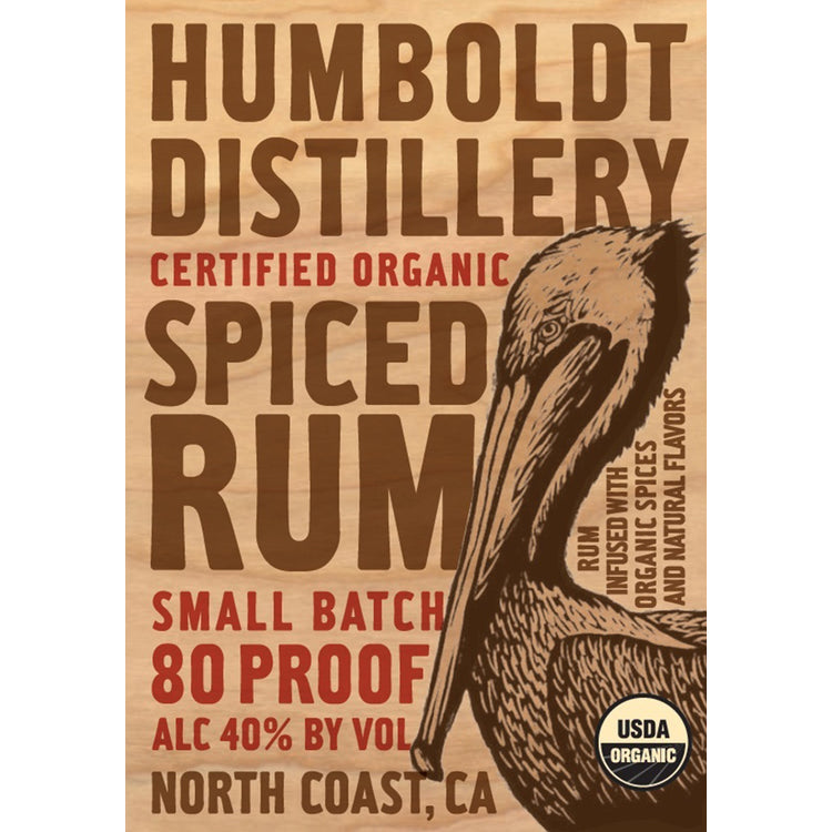 Humboldt Distillery Spiced Rum Small Batch 80 - 750ML - Front Label